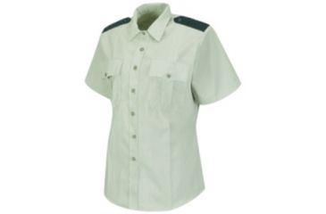 Image of Horace Small New Dimension Stretch Poplin Shirt , Lt. Green/Spruce, SSL HS1489SSL