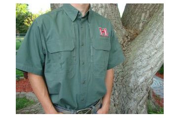 Image of Hornady 5.11 Tactical Short Sleeve Shirt, Od Green, Medium 9975M