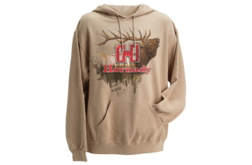 Image of Hornady Elk Hoodie - Mens Xl Tan/Khaki, 99612XL