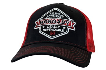 Image of Hornady Banner Patch Hat - Men's, One Size, Black, 30200