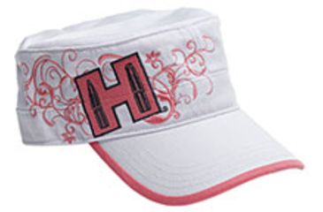 Image of Hornady Ladies White Cap, Pink/White 99303