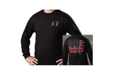 Image of Hornady Long Sleeve Shirt - Mens, Black, 2XL, 99772XXL