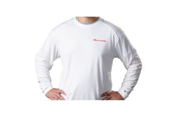 Image of Hornady Performance Long Sleeve Shirt - Men's, White, 2XL 99760XXL