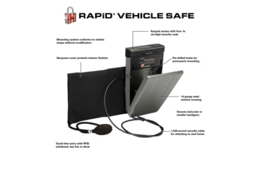 Image of Hornady Rapid Vehicle Safe, RFID, 98210