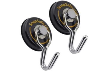 Image of Hornady Snapsafe Magnetic Hooks - Round, 2 Pk, Black, 75914
