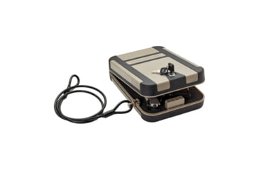 Image of Hornady SnapSafe Treklite Lock Box With Key Lock, Extra Large, FDE, 752122325