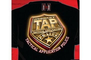 Image of Hornady Tap T-Shirt, Black, Medium 9973M