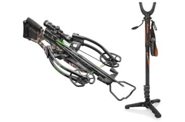 Image of Horton Archery Storm RDX Premium Crossbow Package w/3x Pro-View 2 Scope,ACUdraw,165lb Draw Weight, Mossy Oak Treestand Camo, NH15001-7522