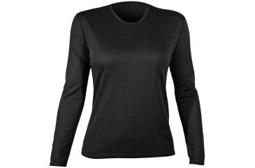 Image of Hot Chillys Bi-ply Crew Wmns Blk-sm PB3070 SM BLK