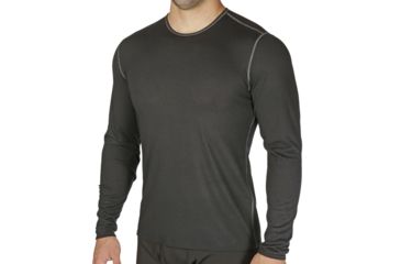 Image of Hot Chillys Pepperskins Crewneck - Mens, Black, Small, PS3000-BLACK-S