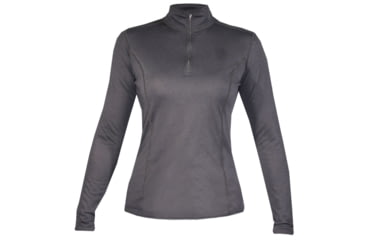Image of Hot Chillys Womens Pepper Skins ZIP-T, Black, XS PS3604-Black-XS