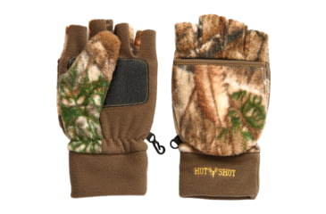 Image of Hot Shot Bulls-eye Pop-Top Mittens, Realtree Edge, Extra Large, B010E255X