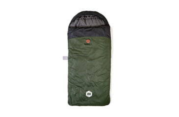 Image of Hotcore Fatboy 400 Rectangular Sleeping Bag, Forest Green, 93in x 42in, Fatboy 400