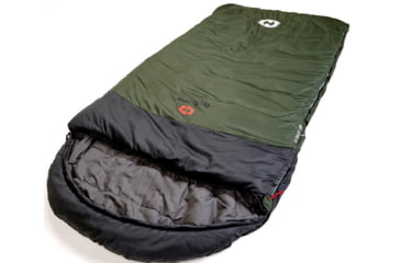 Image of Hotcore Fatboy 400 Rectangular Sleeping Bag, Forest Green, 93in x 42in, Fatboy 400