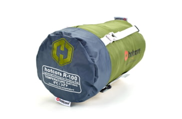 Image of Hotcore R-100 Sleeping Bag, Green, 90in x 34in, R-100