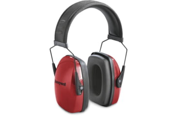 Image of Howard Leight Honeywell L1 Leightning Ear Muffs, 25dB, Red/Black, RWS-53006