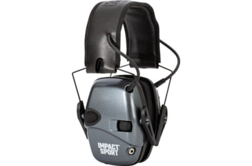Image of Howard Leight Impact Sport Youth Electronic Muff Gray/blk