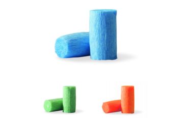 Image of Howard Leight Matrix Single-Use Earplugs, Blue, Green, Orange