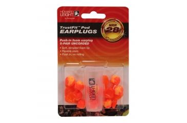 Image of Howard Leight TrustFit Pod Uncorded Earplugs, Orange, One size fits most, R-02236
