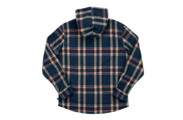 Image of HOWITZER Allegiance Hooded Flannel - Mens, Navy, 2XL, 371WV100-NV-2X