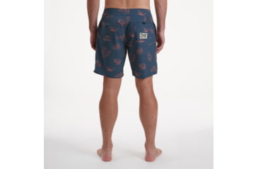 Image of Howler Brothers Buchannon Boardshorts - Mens, Gulf Destinations Print/Dark Slate Blue, 32, 130720S-GMS-32
