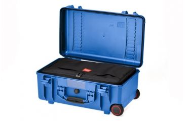 Image of HPRC HPRC2550W Wheeled Hard Case, Bag and Dividers, Blue, HPRC2550WBAGBLU
