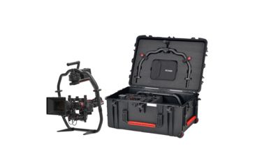 Image of HPRC Wheeled Hard Case w/ Custom Foam for DJI Ronin 2, Black, 31.89 x 23.09 x 15.28 in RON2-2780W-01