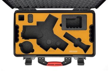 Image of HPRC Wheeled Hard Case w/ Custom Foam for DJI Ronin S, Black, 21.61 x 13.62 x 9.29 in ROS2550W-01