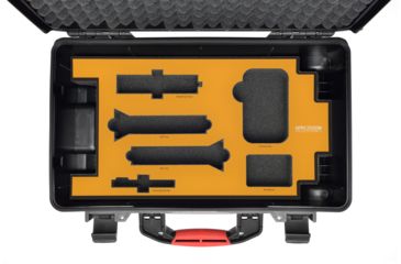 Image of HPRC Wheeled Hard Case w/ Custom Foam for DJI Ronin S, Black, 21.61 x 13.62 x 9.29 in ROS2550W-01