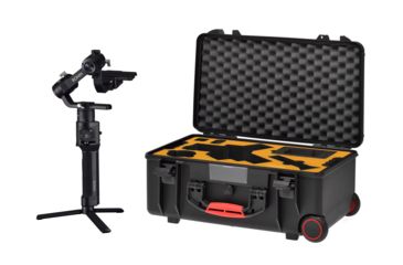 Image of HPRC Wheeled Hard Case w/ Custom Foam for DJI Ronin S, Black, 21.61 x 13.62 x 9.29 in ROS2550W-01
