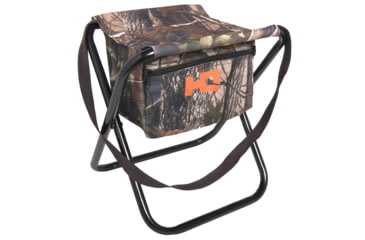 Image of HQ Outfitters Folding Camo Stool with Storage Pocket 19mm Frame, DS-1006