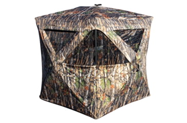 Image of HQ Outfitters Hub Blind, 58" x 58" x 67" Height Customizable Full Corner Windows, Backpack Carry Bag., HQ-Blind-HB1