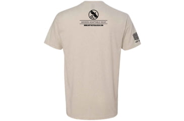Image of HRT Tactical Gear Flag Logo T-Shirt, Sand, Medium, HRT-SHIRT3-MM-SD