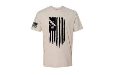 Image of HRT Tactical Gear Flag T-Shirt - Mens, Sand, Small, HRT-SHIRT3-SM-SD