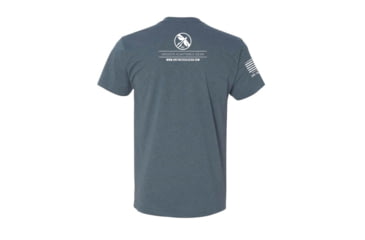 Image of HRT Tactical Gear Round Logo T-Shirt - Mens, Blue, Small, HRT-SHIRT2-SM-BL