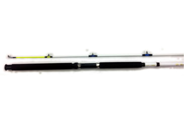 Image of HT Enterprises HT OlWhiskers Big Blue Pro Glow Catfish Rod, 2 Piece, Medium-Heavy, Casting Guides, 9, OWBGC-902MH