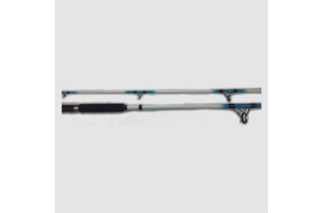 Image of HT Enterprises HT OlWhiskers Big Blue Pro Glow Catfish Rod, 2 Piece, Medium-Heavy, Spining Guides, 8, OWBGS-802MH