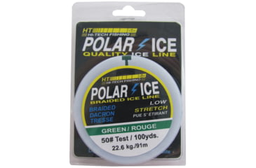 Image of HT Enterprises Polar Ice Braided Line Number 20 100 Yard Green, ILG-1020