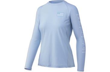 Image of HUK Performance Fishing And Bars Pursuit Shirt - Womens, Coastal Sky, S, H6120100-427-S