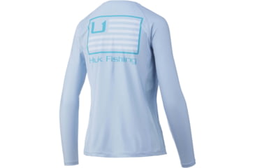 Image of HUK Performance Fishing And Bars Pursuit Shirt - Womens, Coastal Sky, S, H6120100-427-S
