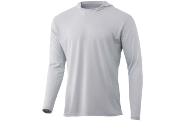 Image of HUK Performance Fishing Icon X Hoodie - Men's, Oyster, XL, H1200384-052-XL