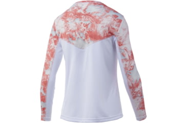 Image of HUK Performance Fishing Icon X Mossy Oak Fracture L/S Shirt - Womens, Mossy Oak Sockeye, L, H6120085-994-L