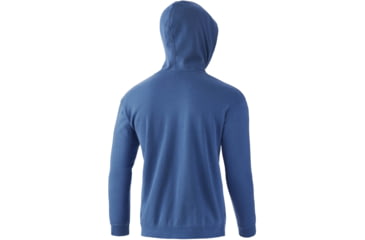 Image of HUK Performance Fishing Logo Hoodie - Mens, Titanium Blue, XL, H1300075-428-XL