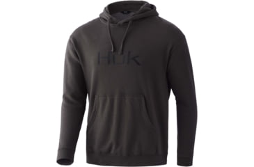 Image of HUK Performance Fishing Logo Hoodie - Mens, Volcanic Ash, XXL, H1300075-013-XXL