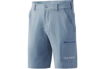 Image of HUK Performance Fishing Next Level Shorts - Mens, Inseam 10.5 in, Silver Blue, XXL, H2000011-040-XXL