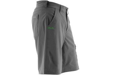 Image of HUK Performance Fishing Next Level Shorts - Men's, Charcoal, Small, Inseam 10.5 in, H2000011CGYS