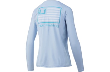 Image of HUK Performance Fishing And Bars Pursuit Shirt - Womens, Coastal Sky, S, H6120100-427-S