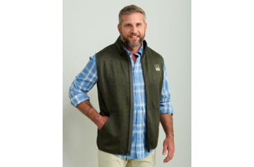 Image of HUK Performance Fishing Cold Front Vest - Mens, Cyprs Lnd Hthr, 2XL, H1300099-378-XXL