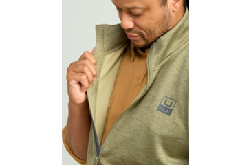Image of HUK Performance Fishing Cold Front Vest - Mens, Overland Hthr, Extra Large, H1300099-368-XL