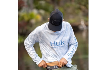 Image of HUK Performance Fishing Fin Lure Pursuit Boxer - Mens, Volcanic Ash, 3XL, H5000048-013-XXXL